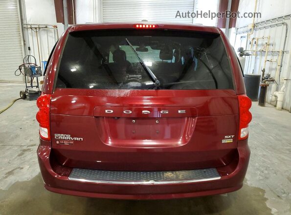 2C4RDGCG9KR565675 2019 DODGE GRAND Maroon Rear view