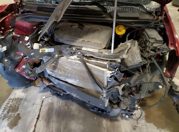 2C4RDGCG9KR565675 2019 DODGE GRAND Maroon Engine compartment view