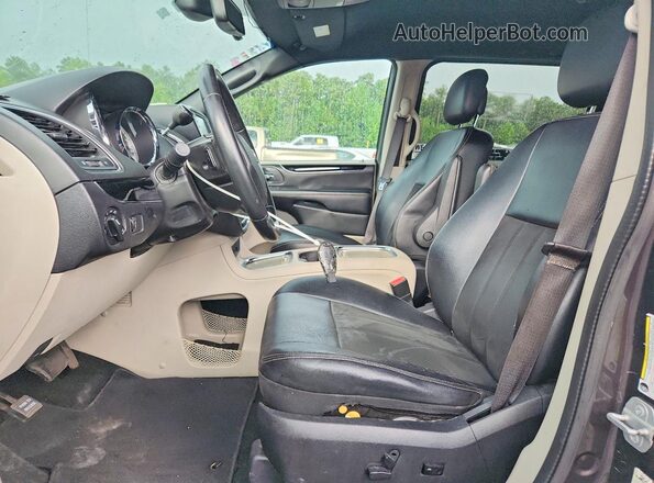 2C4RDGCG9KR636017 2019 DODGE GRAND White Вид салону спереду