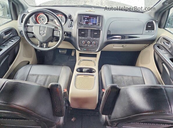 2C4RDGCG9KR636017 2019 DODGE GRAND White Вид панелі приладів