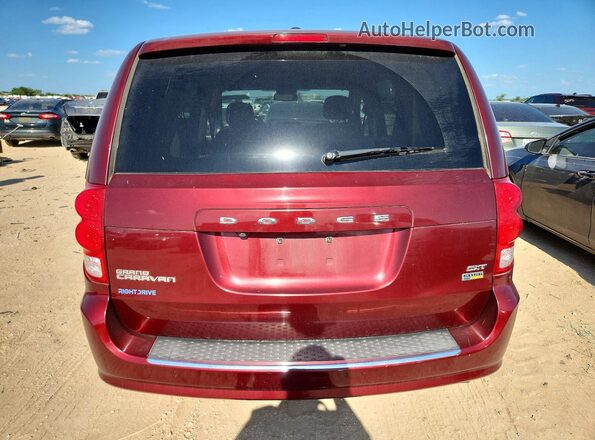 2C4RDGCG9KR724629 2019 DODGE GRAND Burgundy Rear view