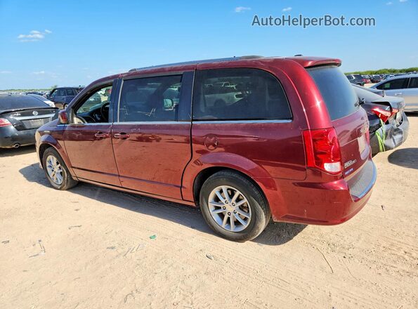 2C4RDGCG9KR724629 2019 DODGE GRAND Burgundy Rear left