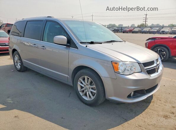 2C4RDGCG9KR750874 2019 DODGE GRAND Серебряный Передняя правая четверть