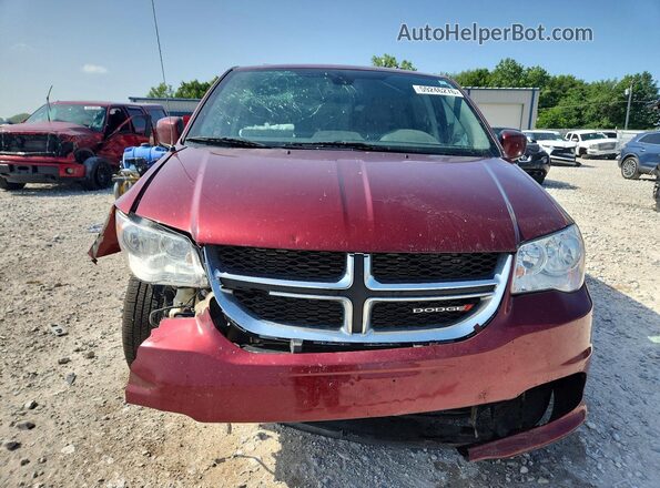 2C4RDGCG9KR776570 2019 DODGE GRAND Burgundy Вид спереду