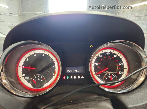 2C4RDGCGXGR318463 2016 DODGE GRAND White Vista del cuadro de instrumentos
