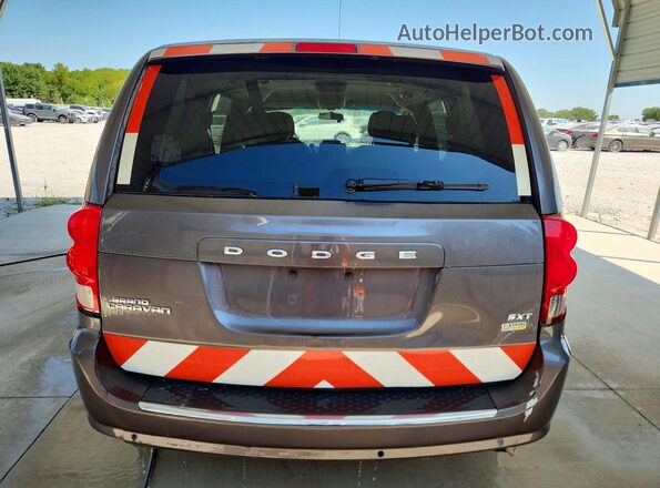 2C4RDGCGXGR333416 2016 DODGE GRAND Gray Widok z tyłu
