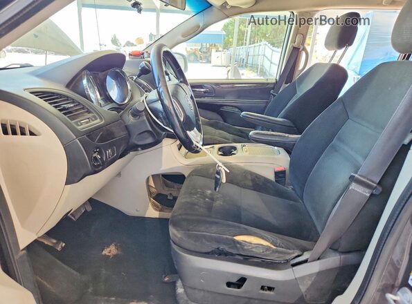 2C4RDGCGXGR333416 2016 DODGE GRAND Gray Widok wnętrza z przodu