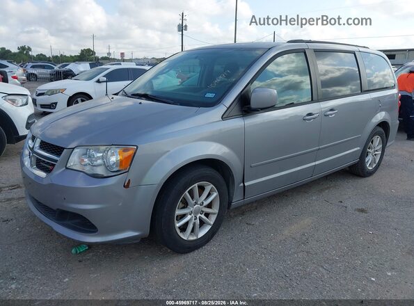 2C4RDGCGXGR373723 2016 DODGE GRAND CARAVAN Silver Przód lewy