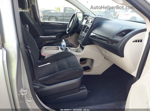 2C4RDGCGXGR373723 2016 DODGE GRAND CARAVAN Silver Widok wnętrza z przodu