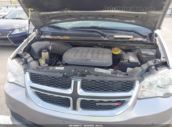 2C4RDGCGXGR373723 2016 DODGE GRAND CARAVAN Silver Widok z tyłu