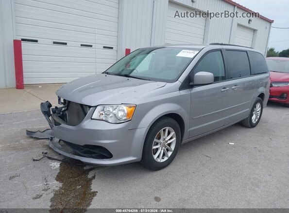 2C4RDGCGXGR396144 2016 DODGE GRAND CARAVAN Gray წინა მარცხენა ხედი სამი მეოთხედიდან