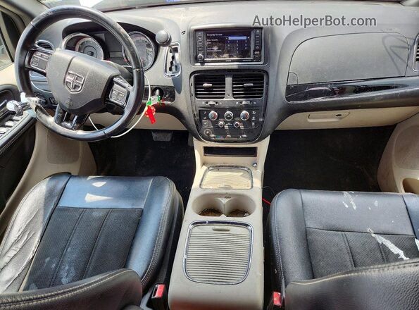 2C4RDGCGXKR600952 2019 DODGE GRAND White Dashboard view