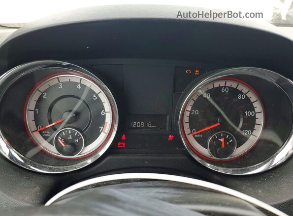 2C4RDGCGXKR600952 2019 DODGE GRAND White Instrument cluster view