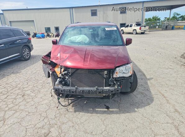 2C4RDGCGXKR662237 2019 DODGE GRAND Red Widok z przodu
