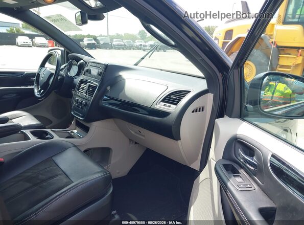 2C4RDGCGXKR691303 2019 DODGE GRAND CARAVAN Black Front interior view
