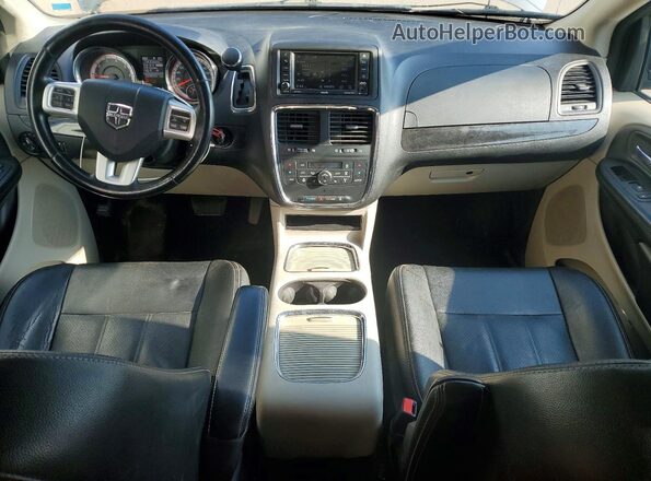 2C4RDGDG1JR323685 2018 DODGE GRAND Gray წინა პანელის ხედი