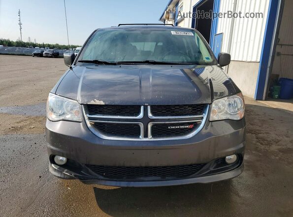 2C4RDGDG1JR323685 2018 DODGE GRAND Gray წინა ხედი