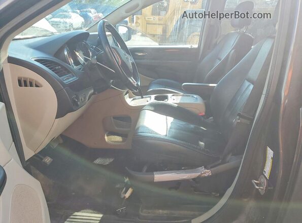 2C4RDGDG1JR323685 2018 DODGE GRAND Gray წინა სალონის ხედი
