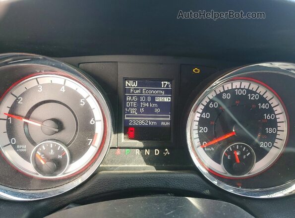 2C4RDGDG1JR323685 2018 DODGE GRAND Gray ხელსაწყოთა პანელის ხედი