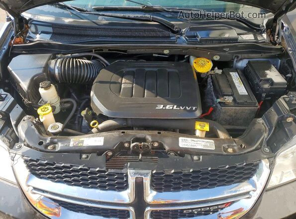 2C4RDGDG1JR323685 2018 DODGE GRAND Gray ძრავის განყოფილების ხედი