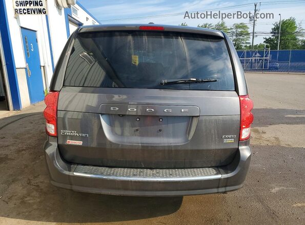 2C4RDGDG1JR323685 2018 DODGE GRAND Gray უკანა ხედი