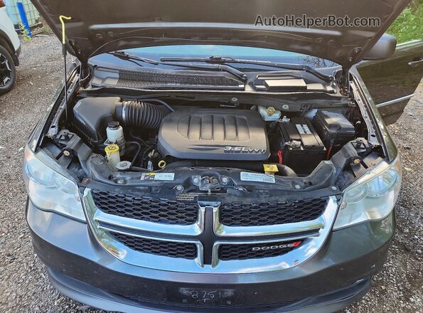 2C4RDGDG2GR348751 2016 DODGE GRAND Charcoal Vista del compartimento del motor