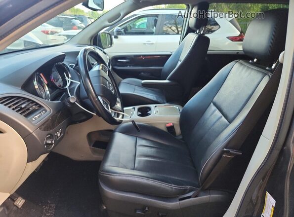 2C4RDGDG2GR348751 2016 DODGE GRAND Charcoal Vista interior delantera