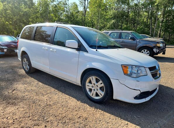 2C4RDGDG2KR749886 2019 DODGE GRAND Белый Передняя правая четверть