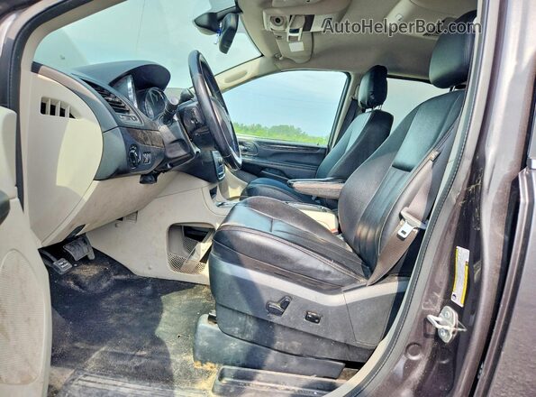 2C4RDGDG2LR191975 2020 DODGE GRAND Gray Front interior view