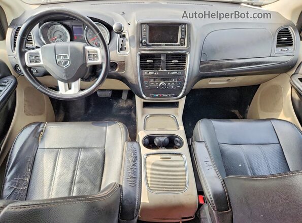 2C4RDGDG2LR191975 2020 DODGE GRAND Gray Dashboard view