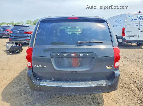 2C4RDGDG3HR880723 2017 DODGE GRAND Black უკანა ხედი