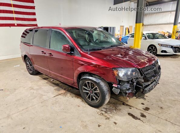 2C4RDGEG0JR296056 2018 DODGE GRAND Burgundy Przód prawy