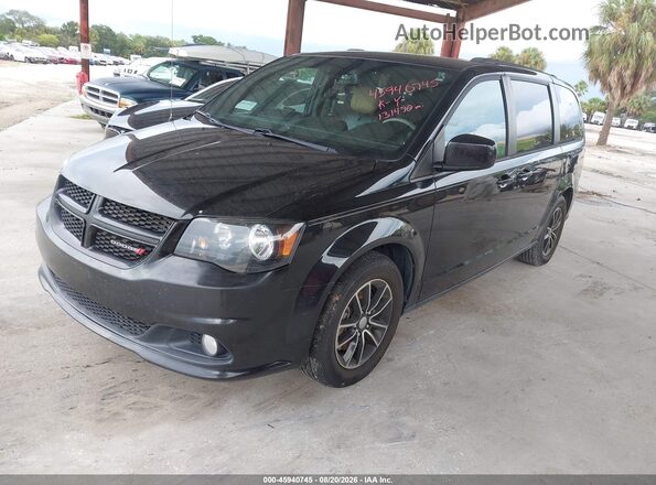 2C4RDGEG0JR325359 2018 DODGE GRAND CARAVAN Black Передня ліва чверть