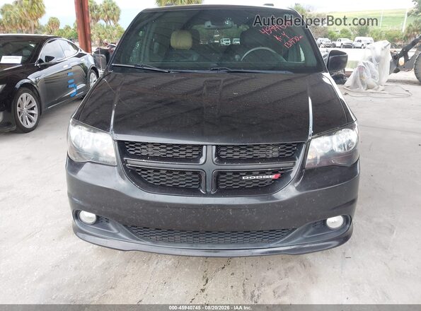 2C4RDGEG0JR325359 2018 DODGE GRAND CARAVAN Black Вид щитка приладів