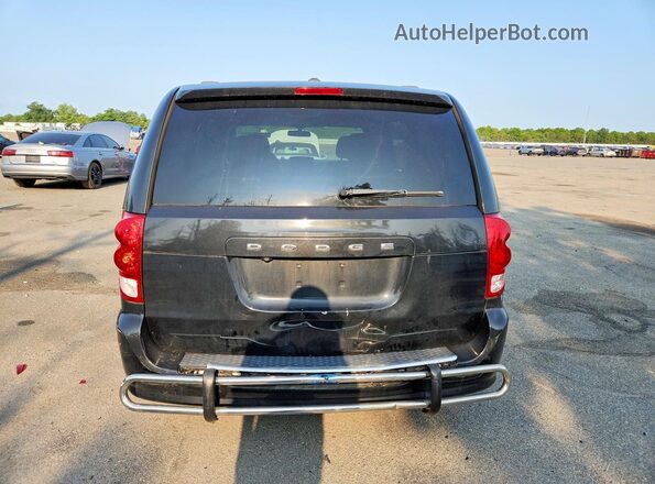 2C4RDGEG1GR319322 2016 DODGE GRAND Black Widok z tyłu