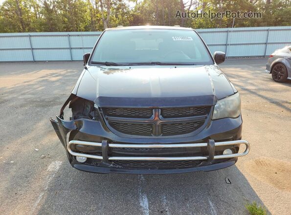 2C4RDGEG1GR319322 2016 DODGE GRAND Black Widok z przodu