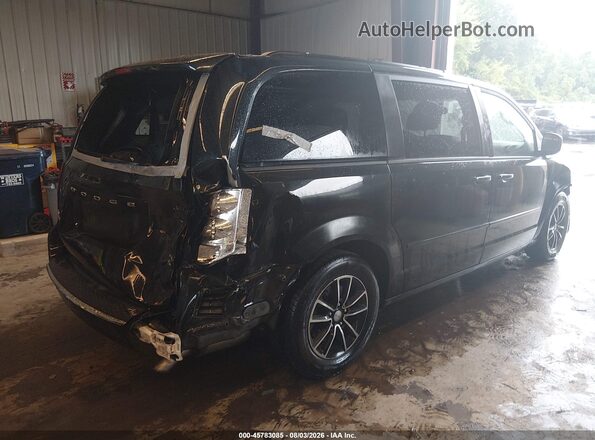 2C4RDGEG1HR697092 2017 DODGE GRAND CARAVAN Черный Задняя правая четверть