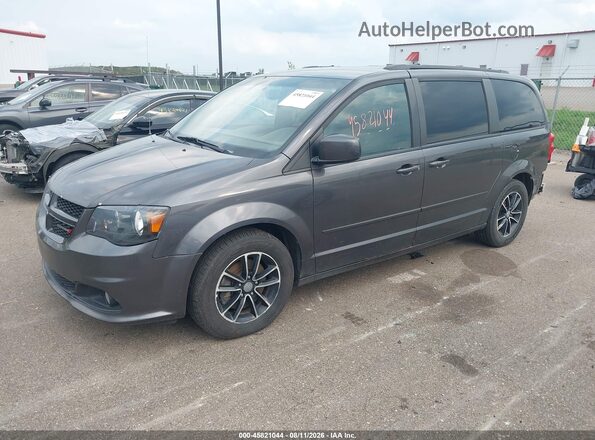2C4RDGEG1HR852014 2017 DODGE GRAND CARAVAN Gray Առջևի ձախ երեք քառորդ տեսարան