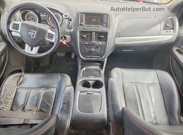2C4RDGEG2GR367489 2016 DODGE GRAND Белый Вид панели приборов