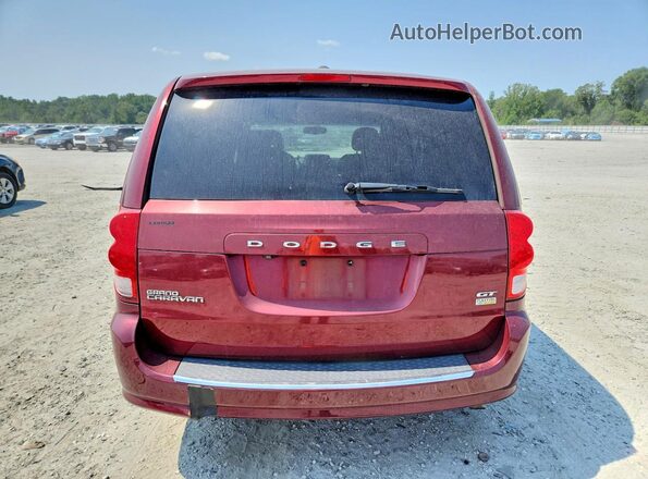 2C4RDGEG2HR691382 2017 DODGE GRAND Burgundy Rear view