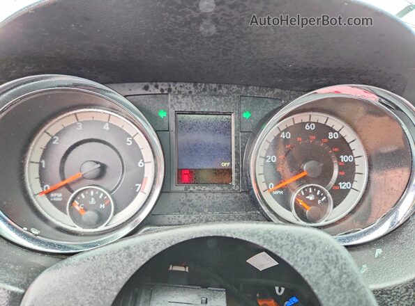 2C4RDGEG2HR761477 2017 DODGE GRAND White Instrument cluster view