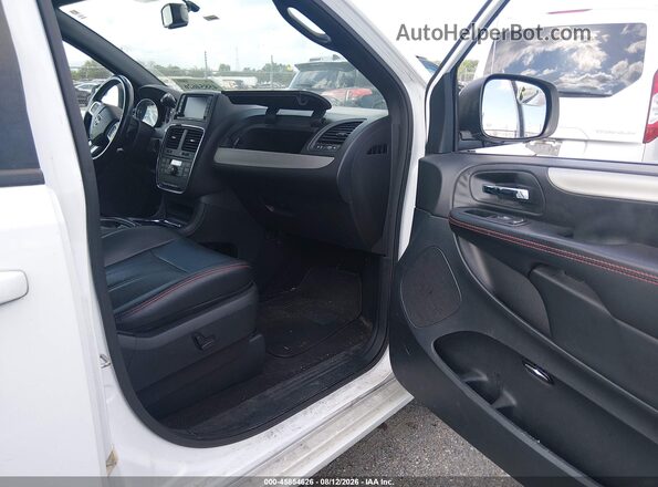 2C4RDGEG2JR168692 2018 DODGE GRAND CARAVAN White Vista interior delantera
