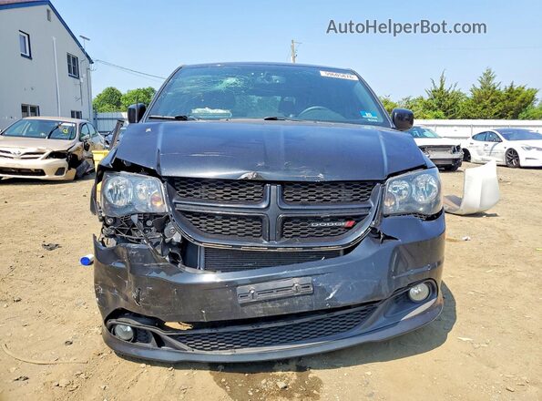 2C4RDGEG2JR189977 2018 DODGE GRAND Black წინა ხედი