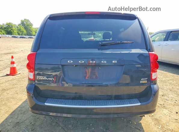 2C4RDGEG2JR189977 2018 DODGE GRAND Black უკანა ხედი