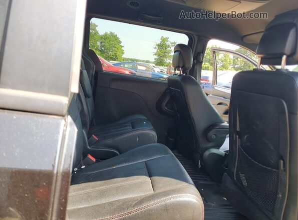 2C4RDGEG2JR189977 2018 DODGE GRAND Black უკანა სალონის ხედი