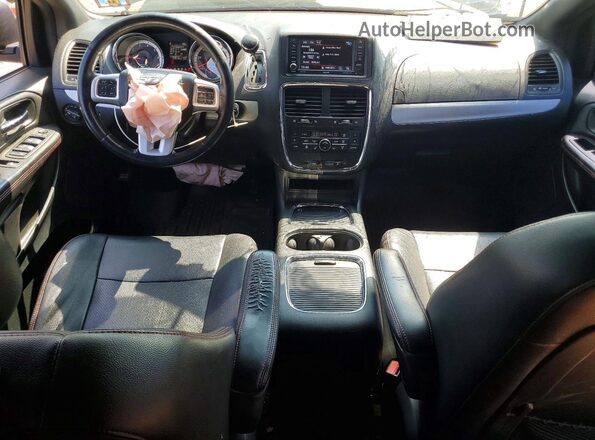2C4RDGEG2JR189977 2018 DODGE GRAND Black წინა პანელის ხედი