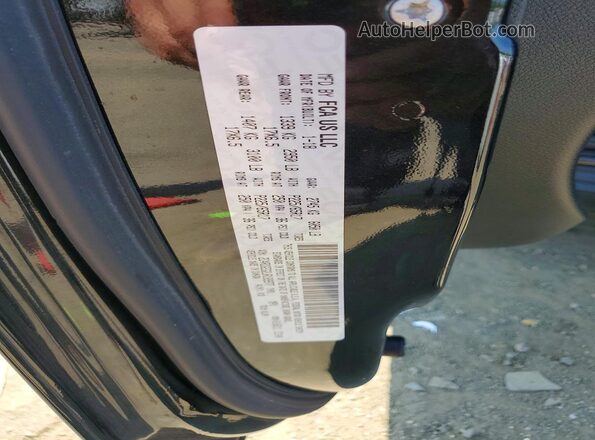 2C4RDGEG2JR189977 2018 DODGE GRAND Black VIN კოდის სტიკერის ხედი