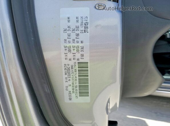 2C4RDGEG2KR765178 2019 DODGE GRAND Gray VIN კოდის სტიკერის ხედი