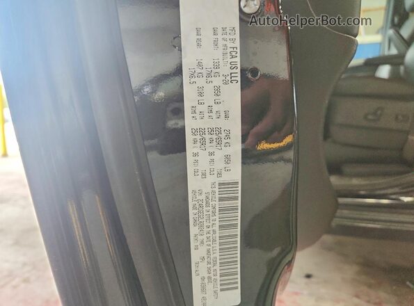 2C4RDGEG2LR202410 2020 DODGE GRAND Black VIN კოდის სტიკერის ხედი