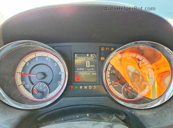 2C4RDGEG3GR224972 2016 DODGE GRAND White Instrument cluster view